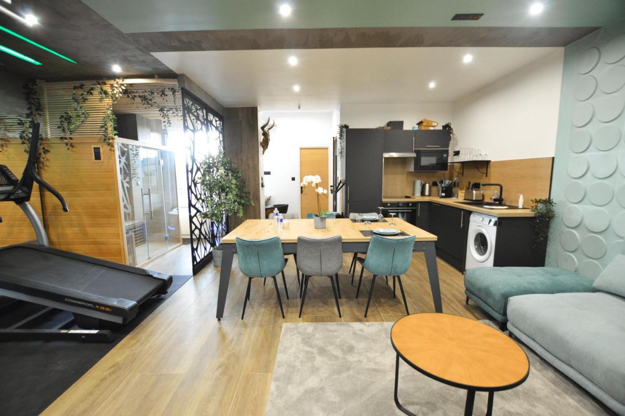 Capsule Wellness - Sauna - Balneo - Machine De Sport Privatif - Ps5 - 2 Chambres Valenciennes Buitenkant foto